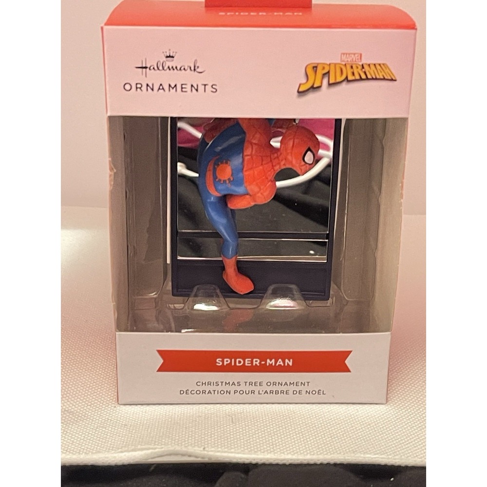 2022 Hallmark Red Box Christmas Tree Ornament Marvel Spider-Man - NEW